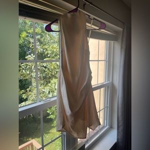 Champagne satin mini alter dress from Hello Molly. Never worn. Still has tags